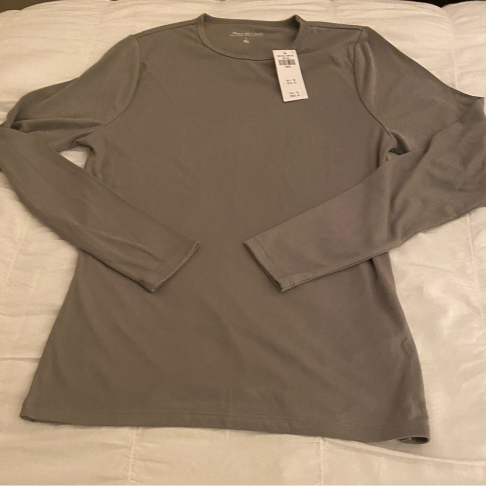 Abercrombie & Fitch Long Sleeve Light Green Size L